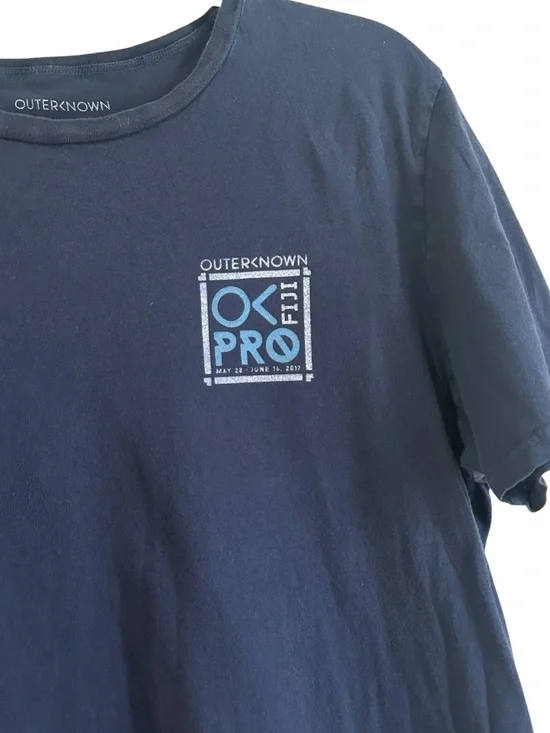 Outerknown Pro Surf Fiji Graphic Tee m - Picture 3 of 5